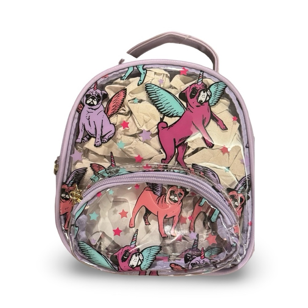 Luv Betsey by Betsey Johnson Mini Backpack – Flying Pugicorns, NWT